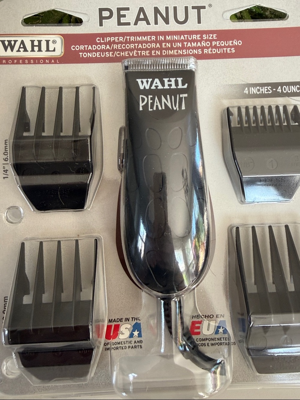 Wahl Peanut Mini Clipper Trimmer - Black